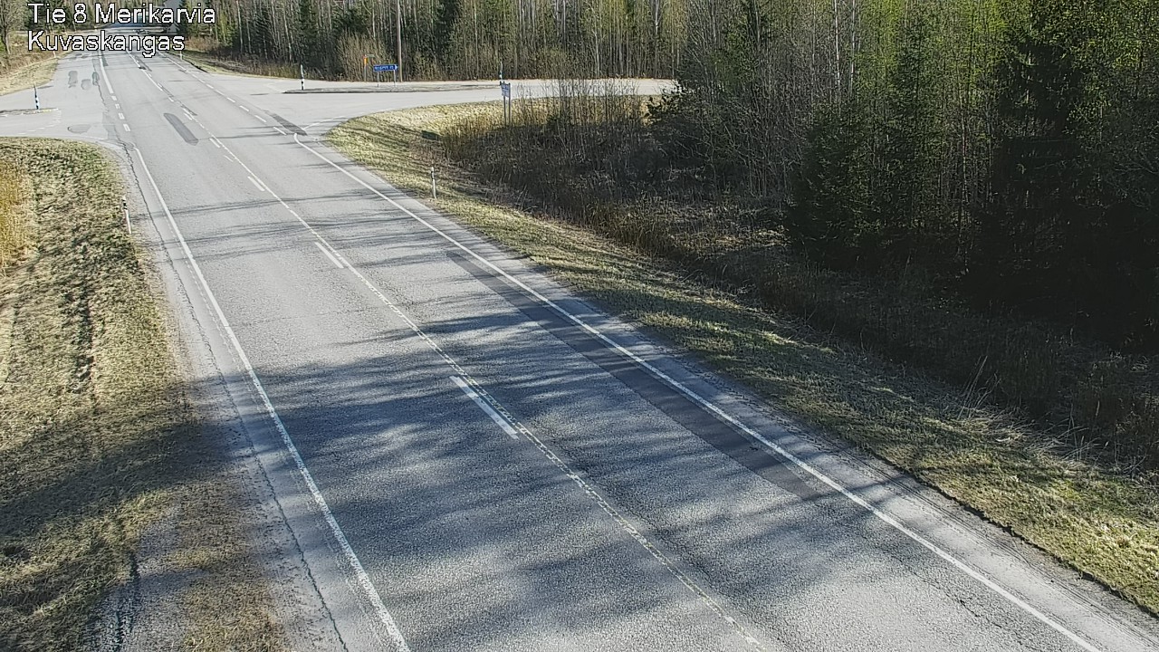 Weather Camera Image Road 8 Merikarvia, Kuvaskangas, Merikarvia, Satakunta