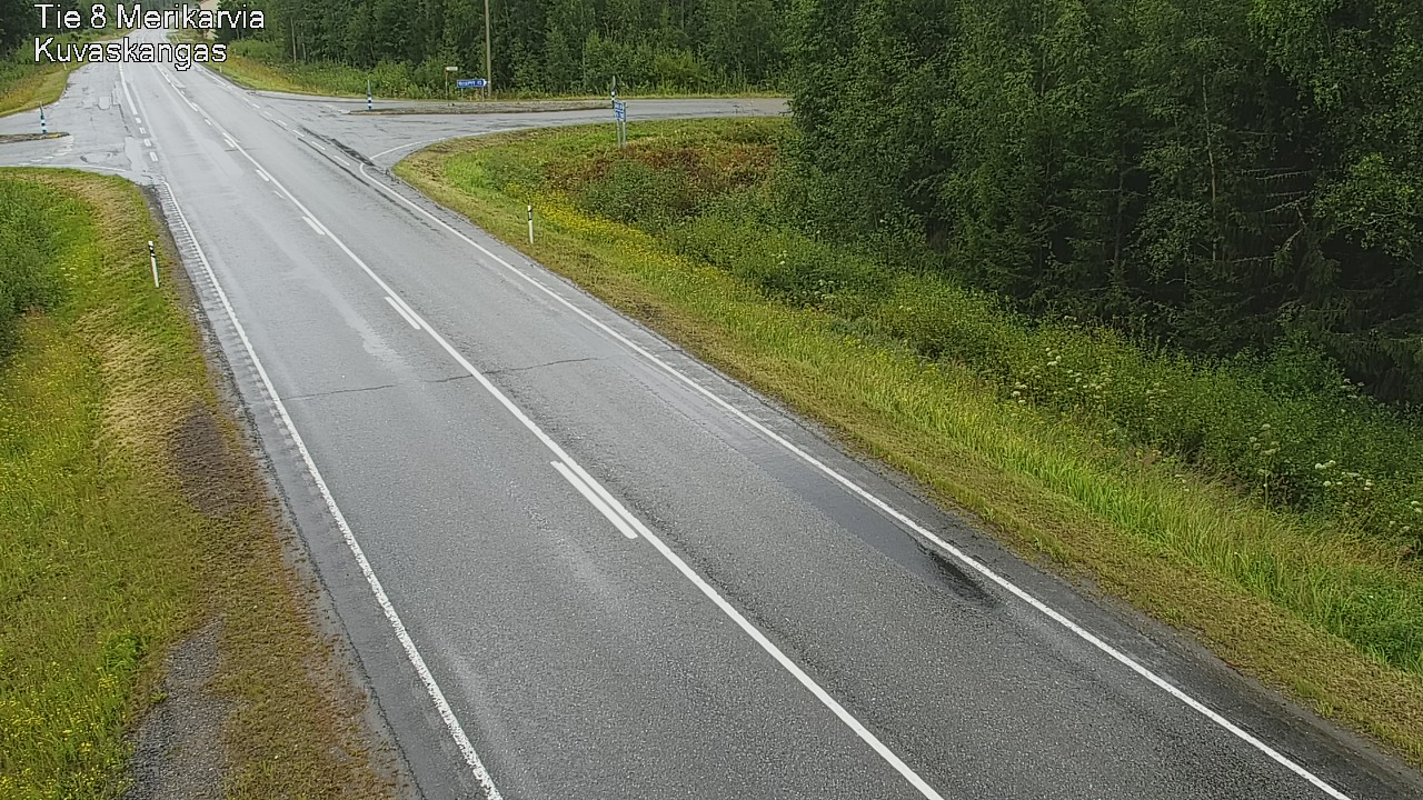 Weather Camera Image Road 8 Merikarvia, Kuvaskangas, Merikarvia, Satakunta