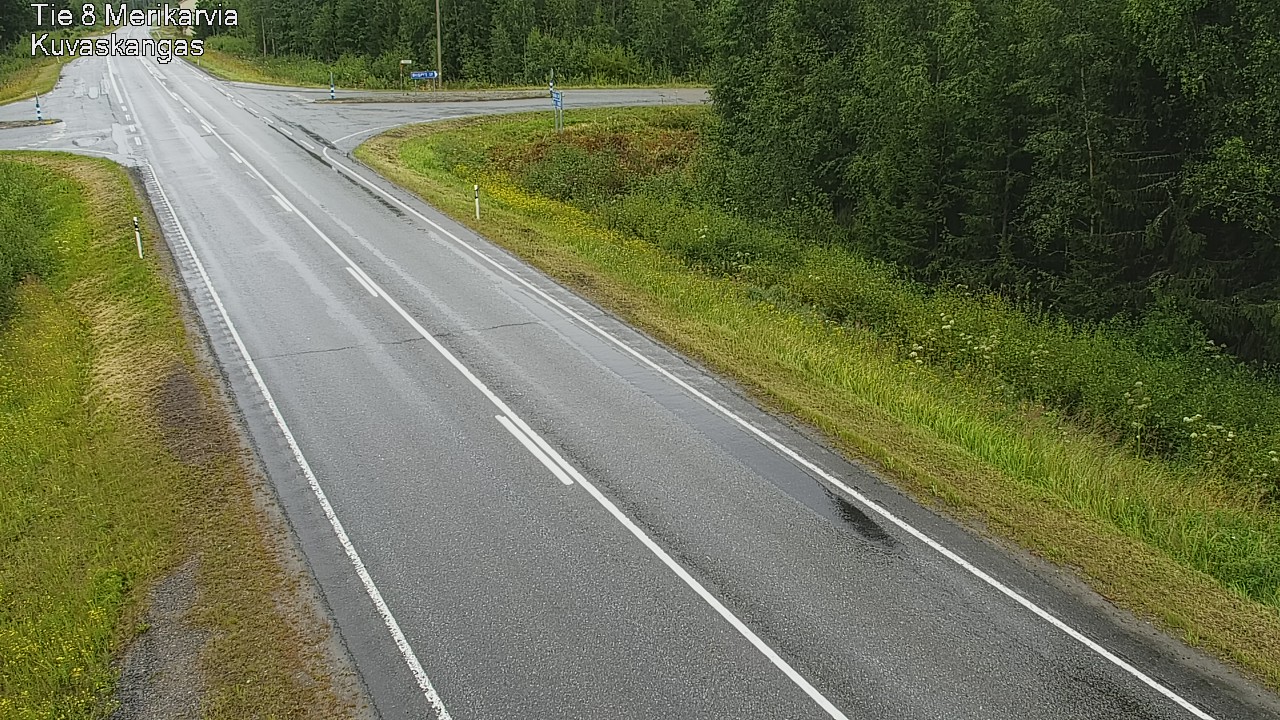 Weather Camera Image Road 8 Merikarvia, Kuvaskangas, Merikarvia, Satakunta