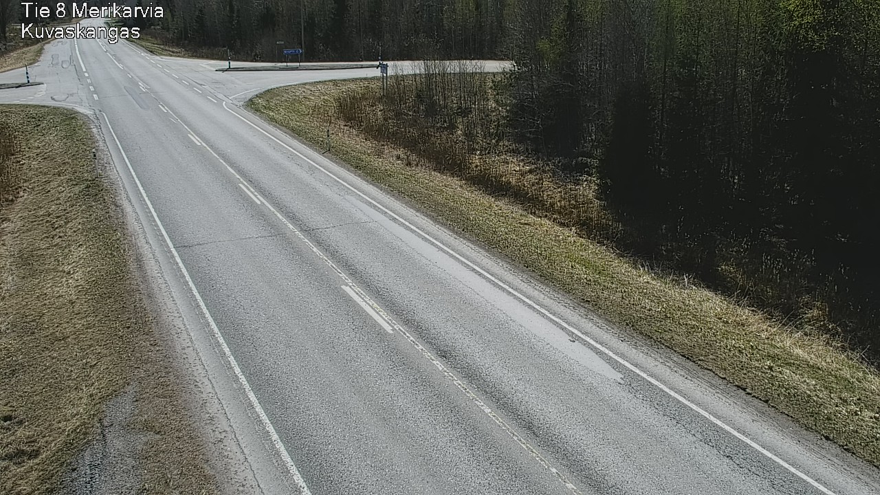 Weather Camera Image Road 8 Merikarvia, Kuvaskangas, Merikarvia, Satakunta