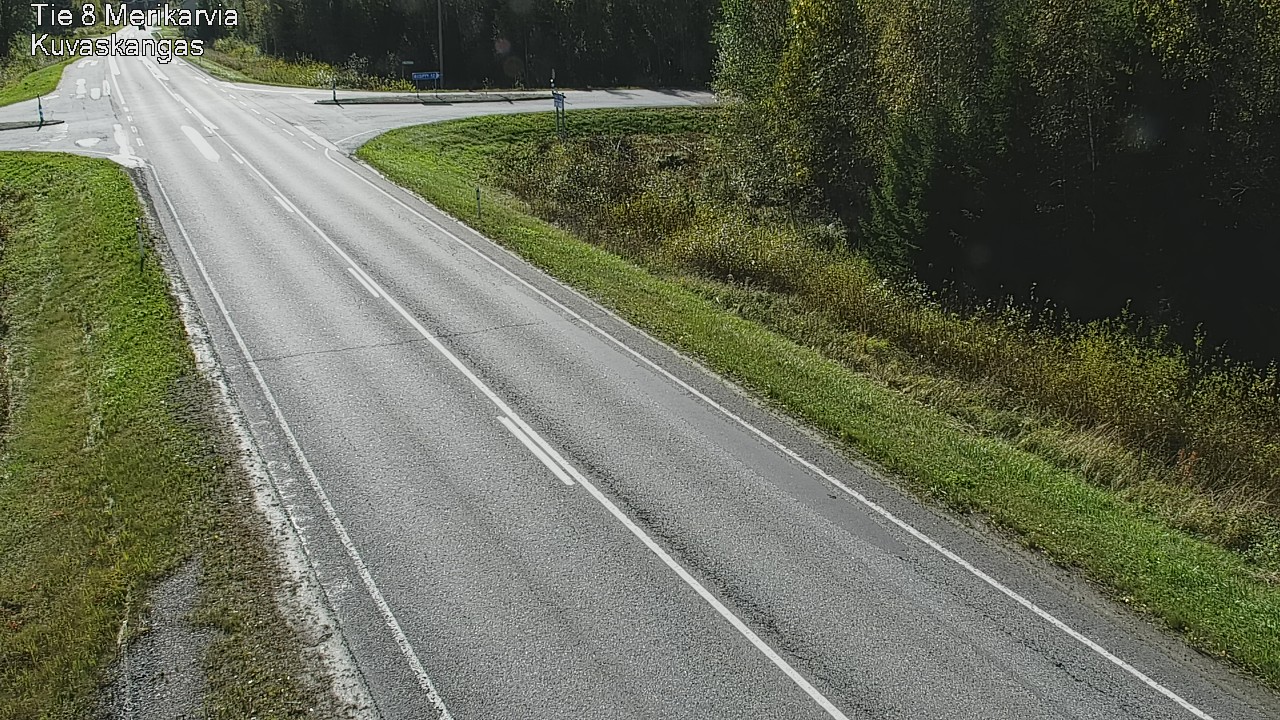 Weather Camera Image Road 8 Merikarvia, Kuvaskangas, Merikarvia, Satakunta