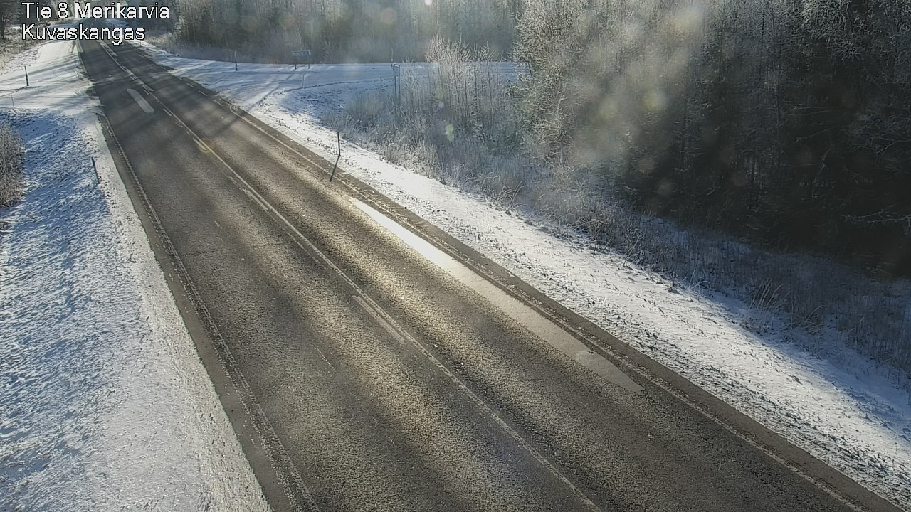 Weather Camera Image Road 8 Merikarvia, Kuvaskangas, Merikarvia, Satakunta