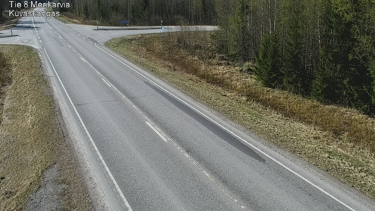 Weather Camera Image Road 8 Merikarvia, Kuvaskangas, Merikarvia, Satakunta