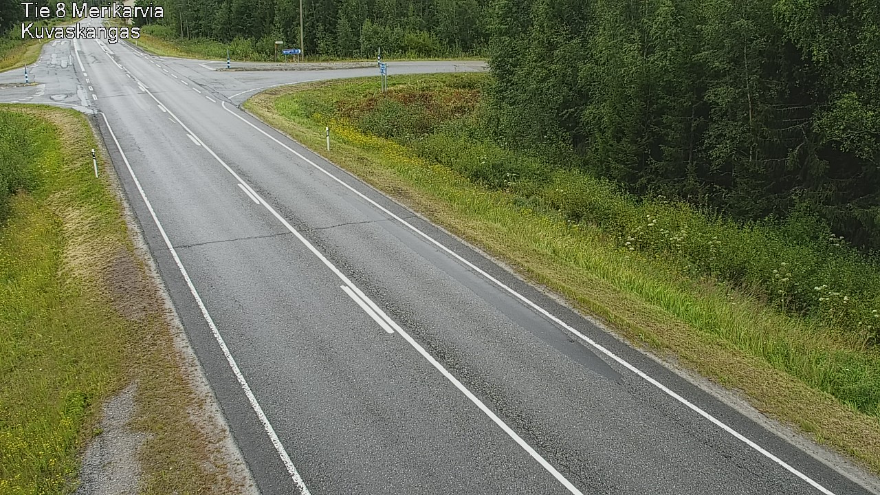 Weather Camera Image Väg 8 Merikarvia, Kuvaskangas, Merikarvia, Satakunta