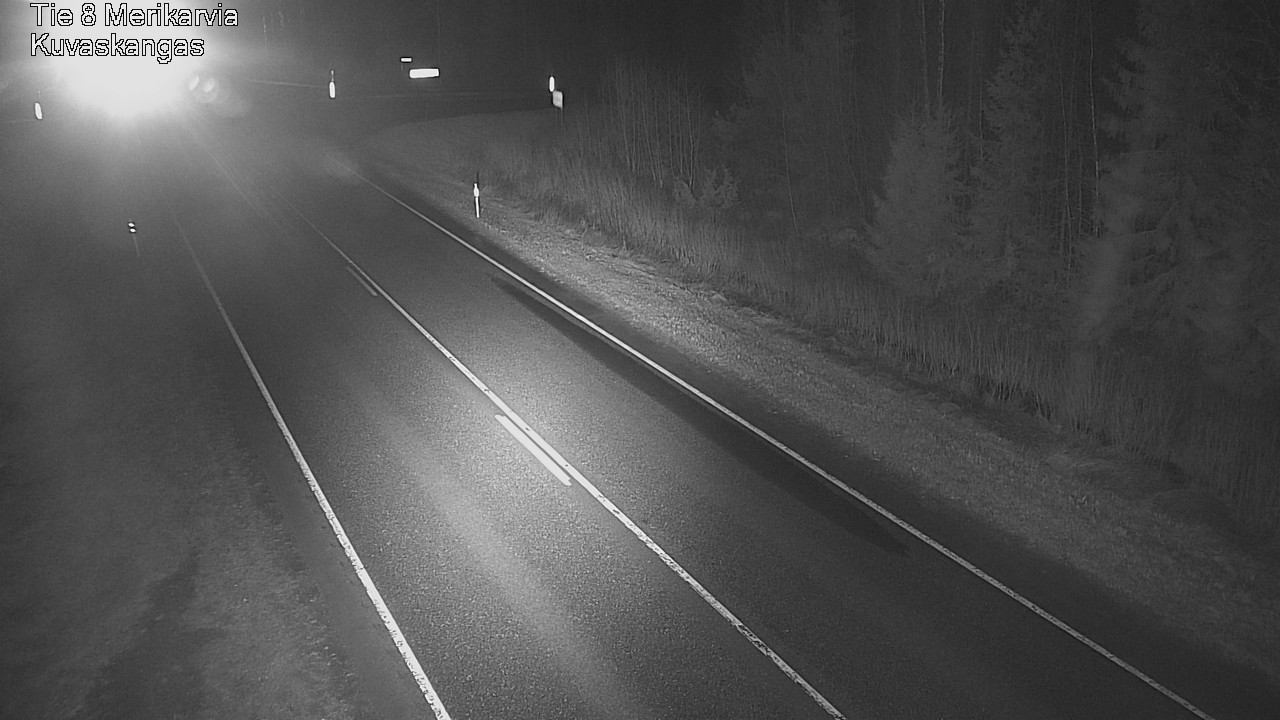 Weather Camera Image Road 8 Merikarvia, Kuvaskangas, Merikarvia, Satakunta