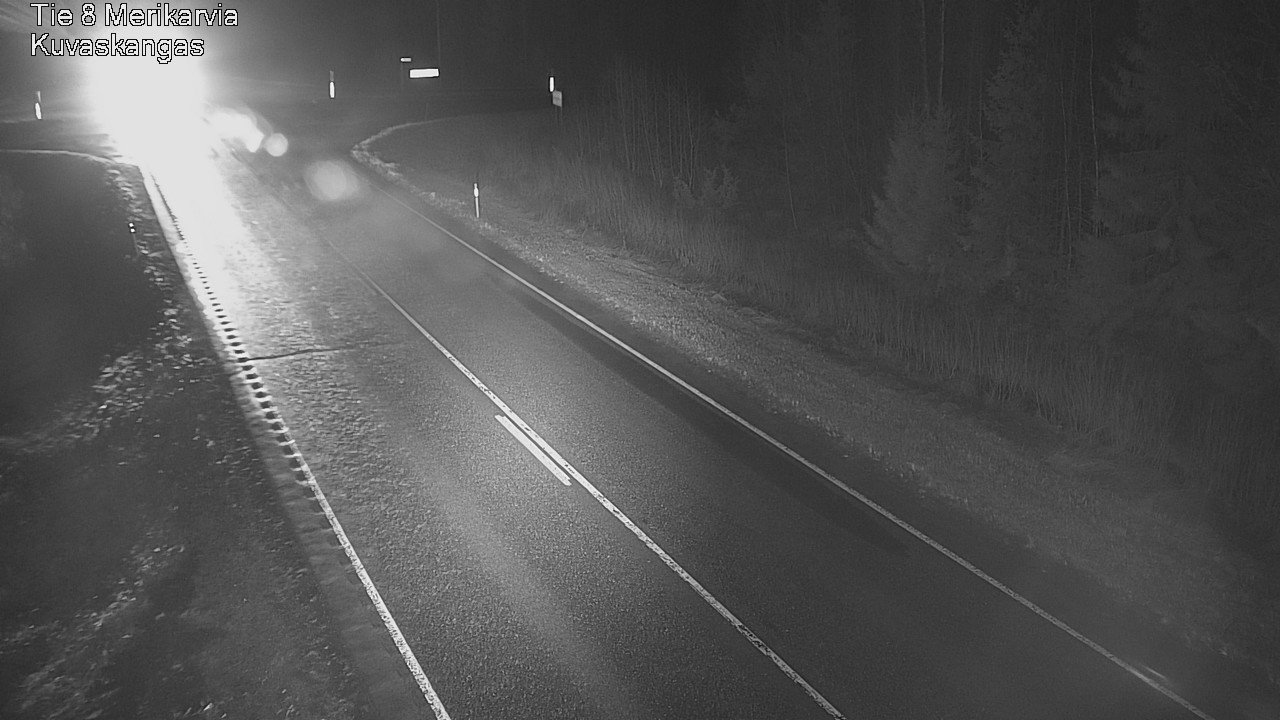 Weather Camera Image Road 8 Merikarvia, Kuvaskangas, Merikarvia, Satakunta