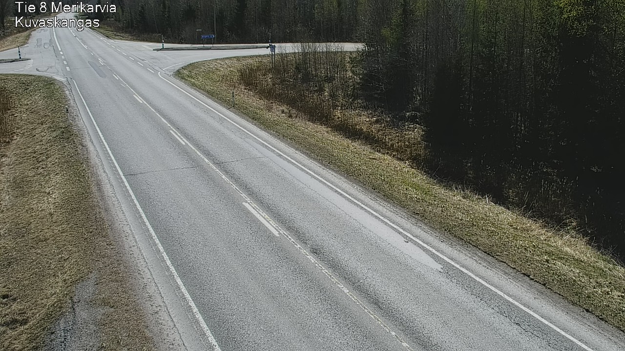 Weather Camera Image Road 8 Merikarvia, Kuvaskangas, Merikarvia, Satakunta