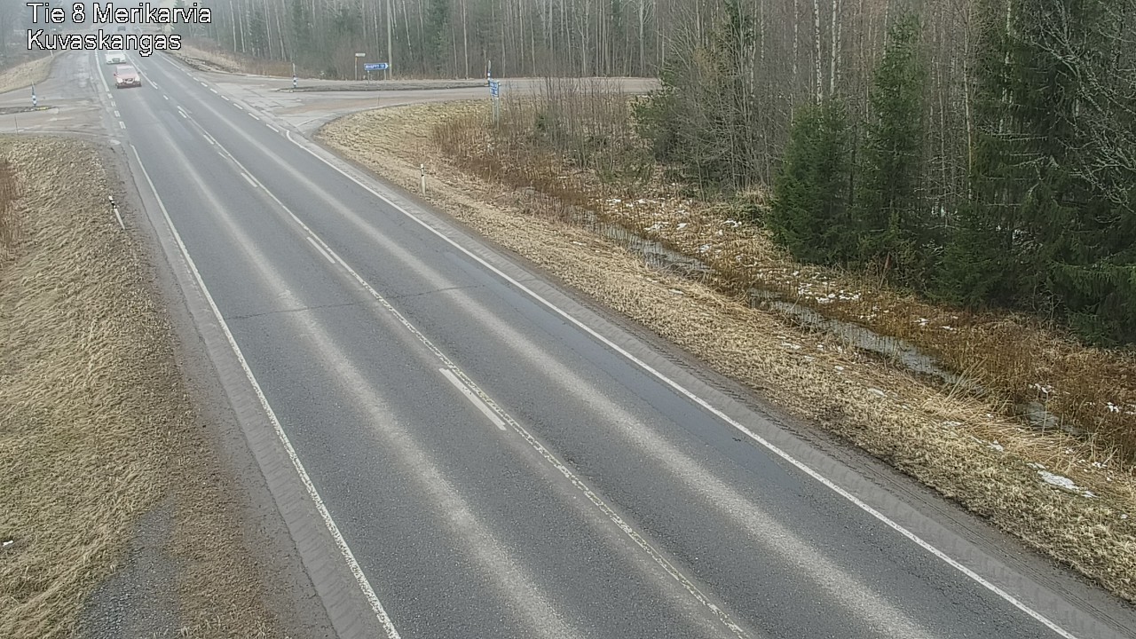 Weather Camera Image Väg 8 Merikarvia, Kuvaskangas, Merikarvia, Satakunta