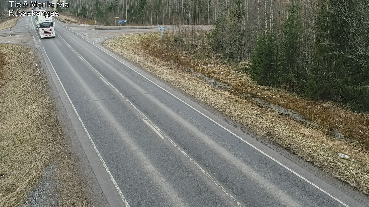 Weather Camera Image Väg 8 Merikarvia, Kuvaskangas, Merikarvia, Satakunta