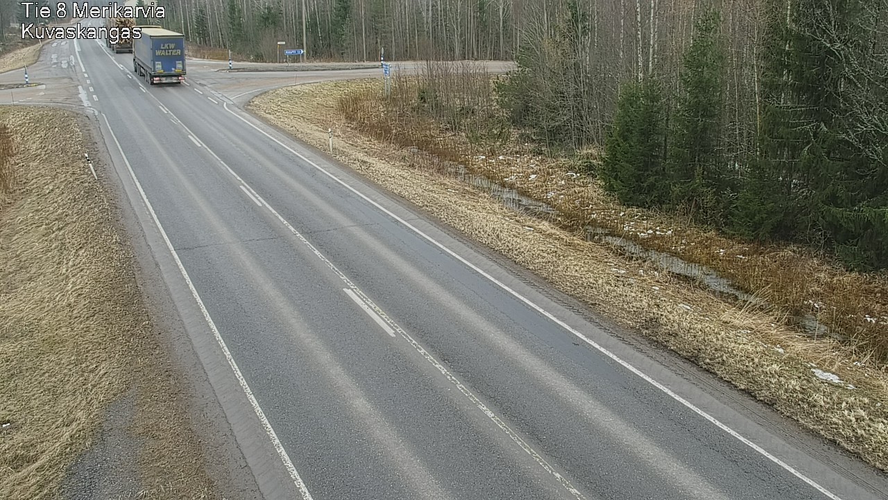 Weather Camera Image Väg 8 Merikarvia, Kuvaskangas, Merikarvia, Satakunta
