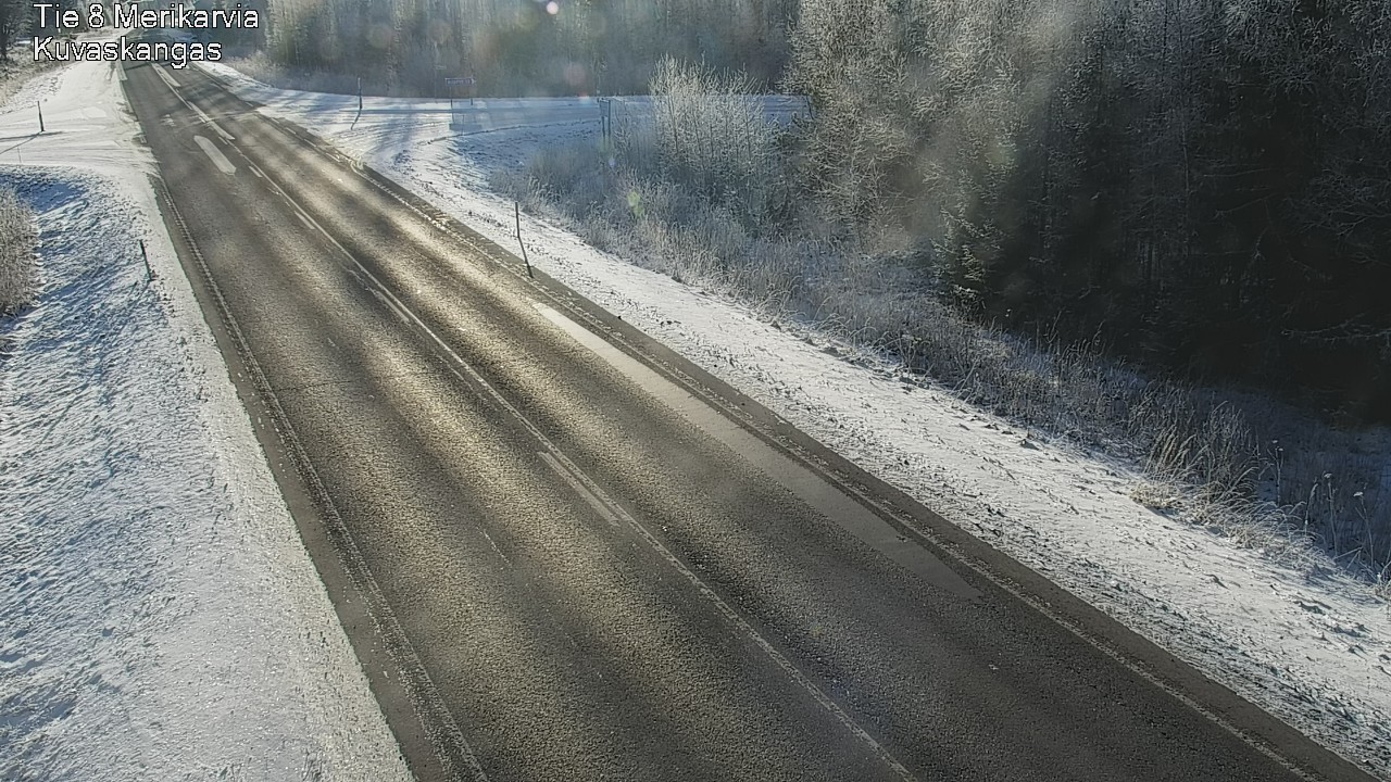 Weather Camera Image Road 8 Merikarvia, Kuvaskangas, Merikarvia, Satakunta