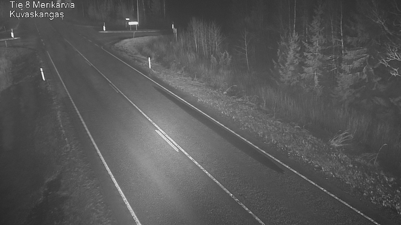 Weather Camera Image Road 8 Merikarvia, Kuvaskangas, Merikarvia, Satakunta