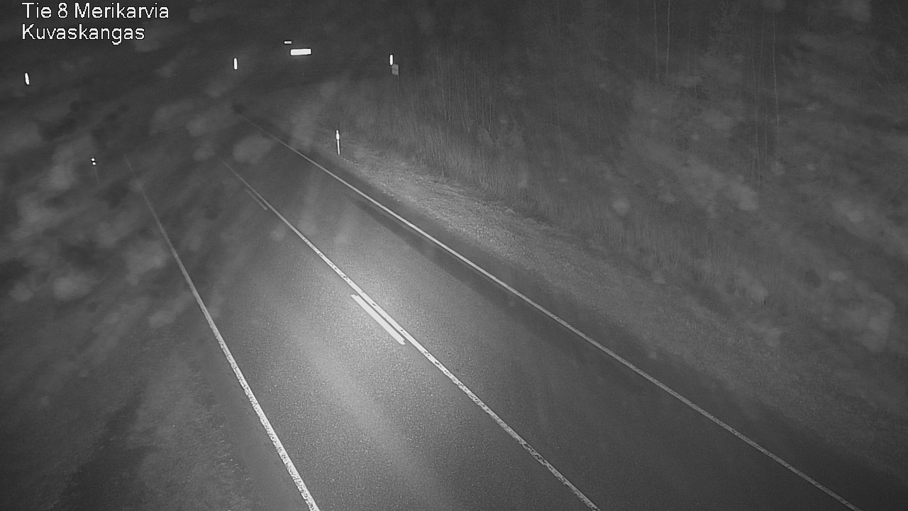 Weather Camera Image Road 8 Merikarvia, Kuvaskangas, Merikarvia, Satakunta