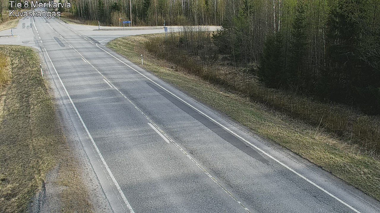 Weather Camera Image Road 8 Merikarvia, Kuvaskangas, Merikarvia, Satakunta