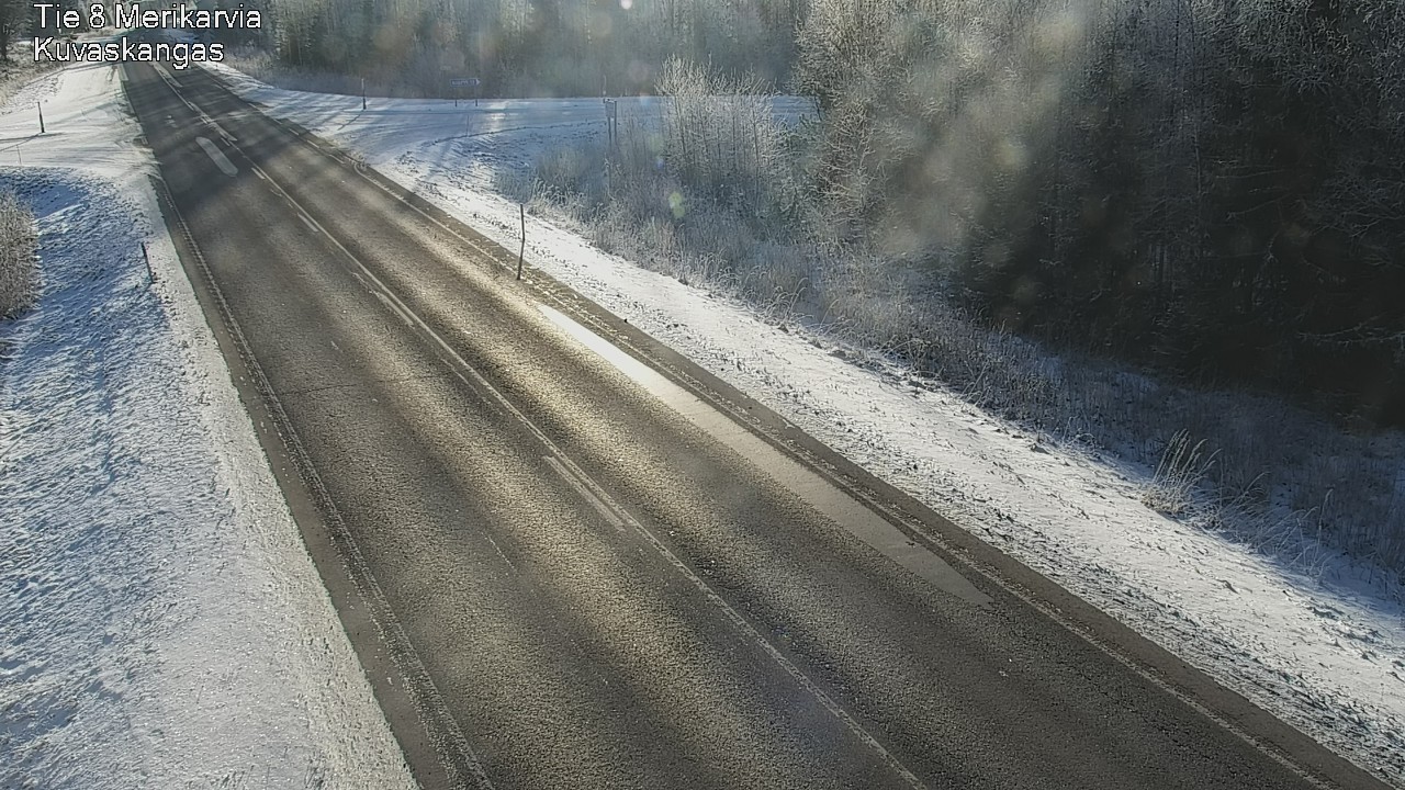 Weather Camera Image Road 8 Merikarvia, Kuvaskangas, Merikarvia, Satakunta