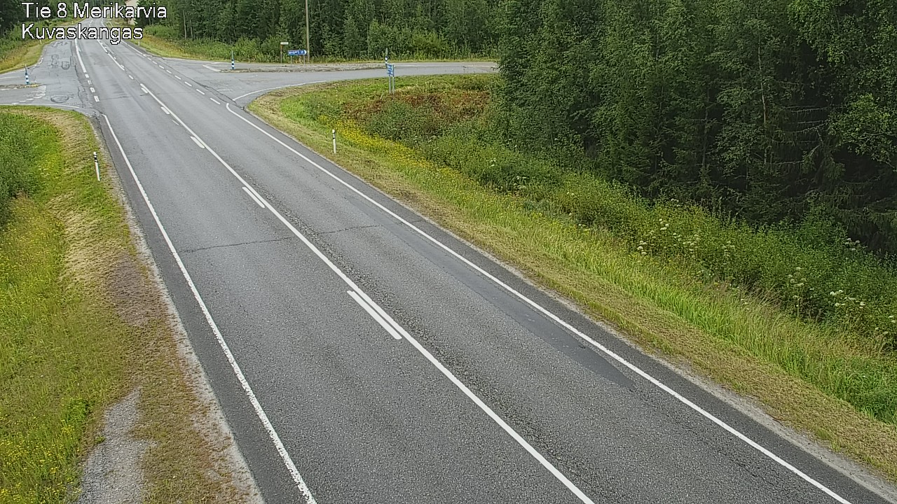Weather Camera Image Väg 8 Merikarvia, Kuvaskangas, Merikarvia, Satakunta