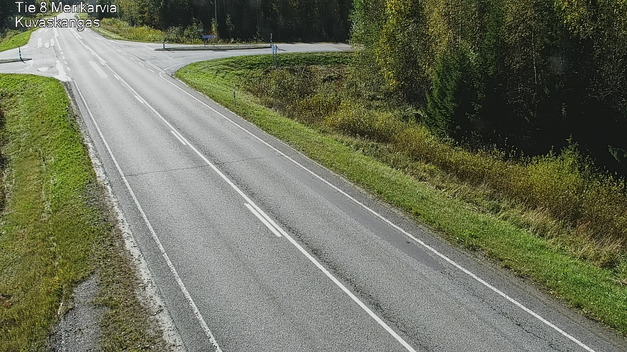 Weather Camera Image Road 8 Merikarvia, Kuvaskangas, Merikarvia, Satakunta