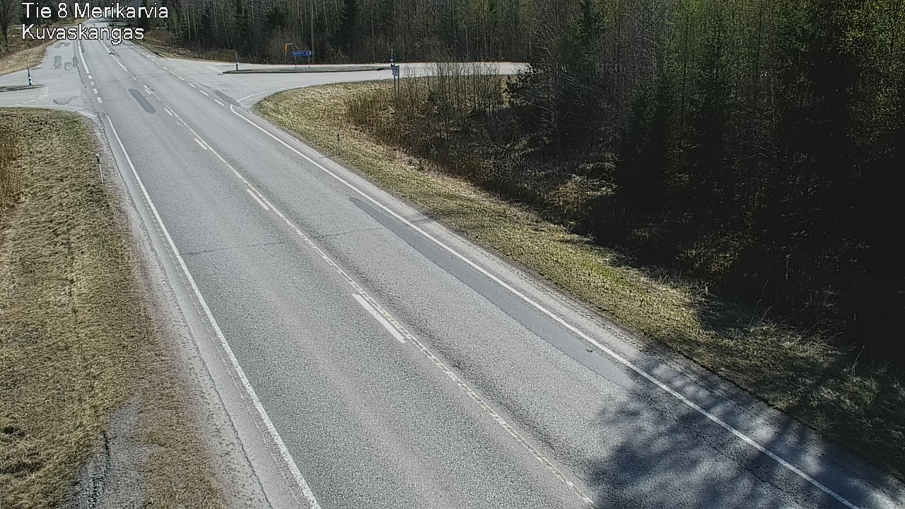 Weather Camera Image Road 8 Merikarvia, Kuvaskangas, Merikarvia, Satakunta