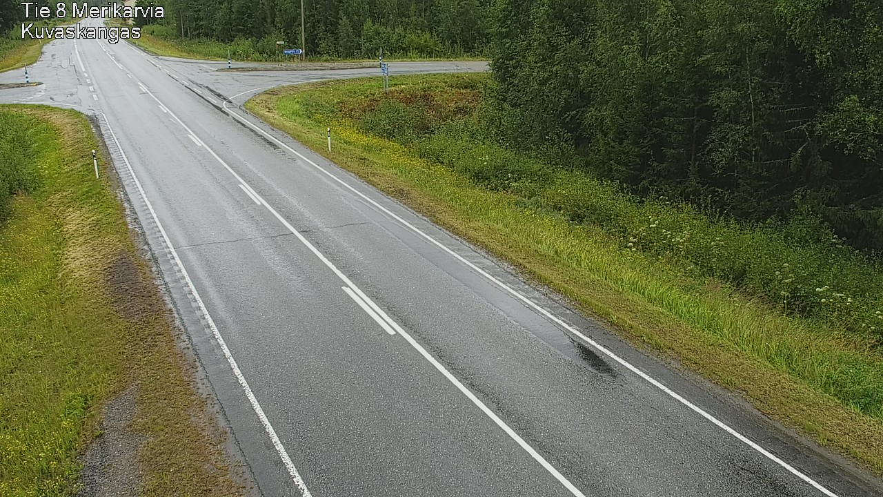 Weather Camera Image Road 8 Merikarvia, Kuvaskangas, Merikarvia, Satakunta