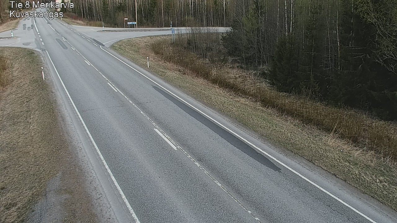 Weather Camera Image Road 8 Merikarvia, Kuvaskangas, Merikarvia, Satakunta