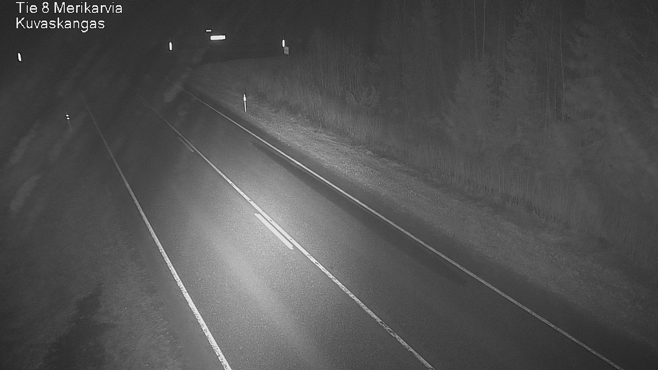 Weather Camera Image Road 8 Merikarvia, Kuvaskangas, Merikarvia, Satakunta