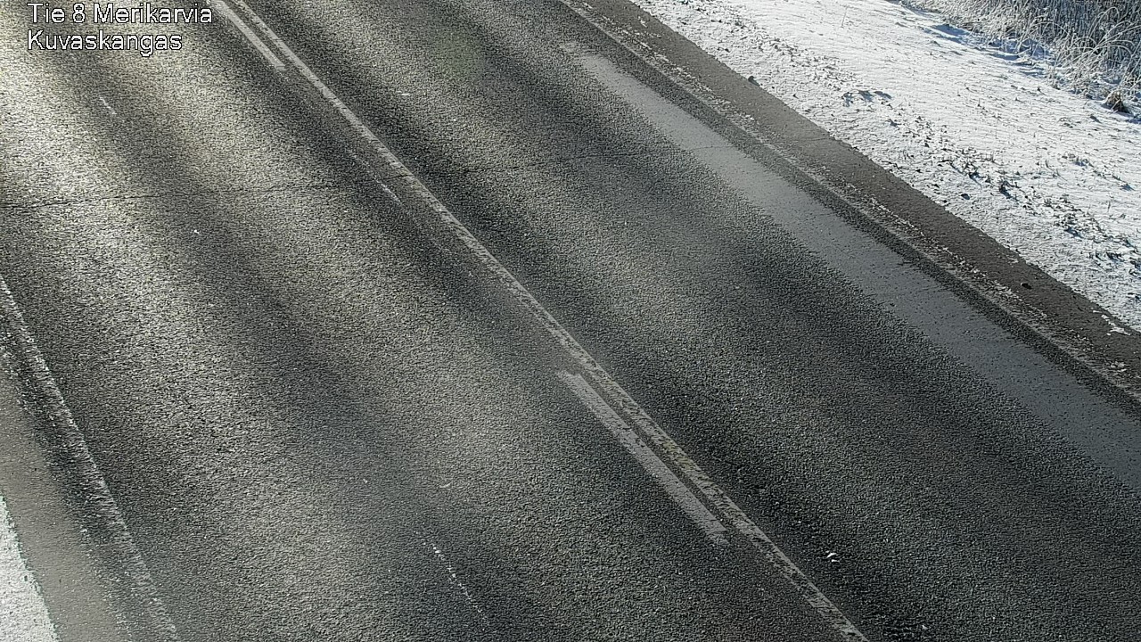 Weather Camera Image Road 8 Merikarvia, Kuvaskangas, Merikarvia, Satakunta