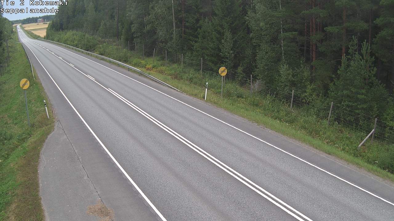 Weather Camera Image Road 2 Kokemäki, Seppälänahde, Kokemäki, Satakunta
