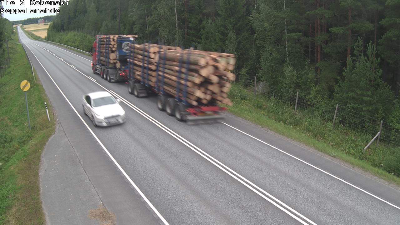 Weather Camera Image Road 2 Kokemäki, Seppälänahde, Kokemäki, Satakunta
