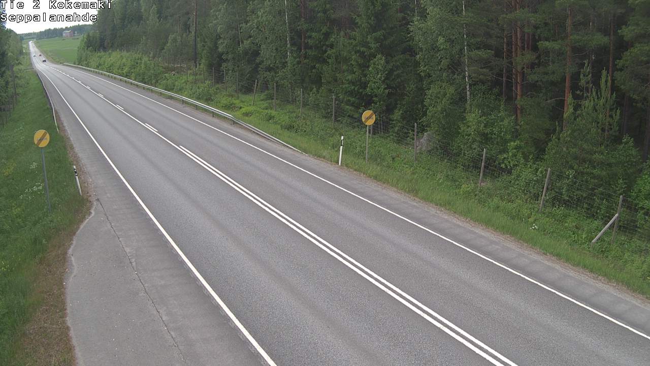 Weather Camera Image Väg 2 Kokemäki, Seppälänahde, Kokemäki, Satakunta