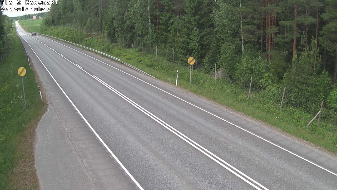 Weather Camera Image Väg 2 Kokemäki, Seppälänahde, Kokemäki, Satakunta