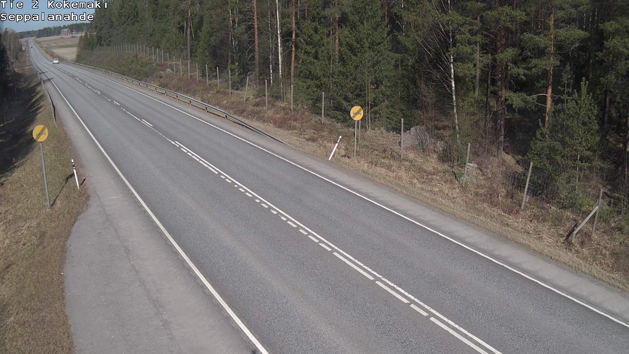 Weather Camera Image Väg 2 Kokemäki, Seppälänahde, Kokemäki, Satakunta