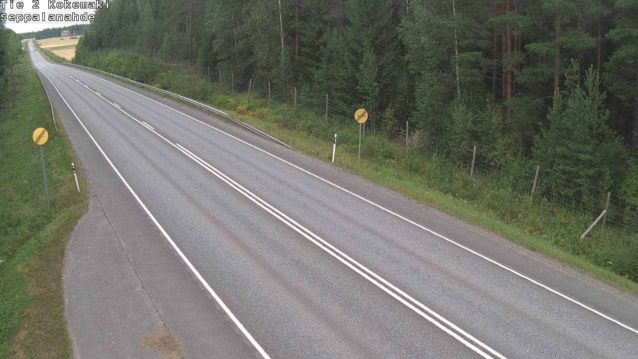 Weather Camera Image Road 2 Kokemäki, Seppälänahde, Kokemäki, Satakunta