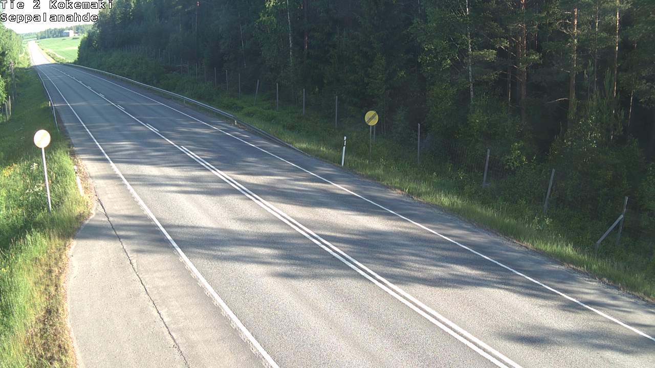 Weather Camera Image Väg 2 Kokemäki, Seppälänahde, Kokemäki, Satakunta