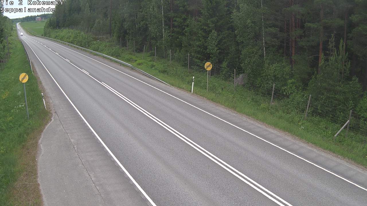 Weather Camera Image Väg 2 Kokemäki, Seppälänahde, Kokemäki, Satakunta