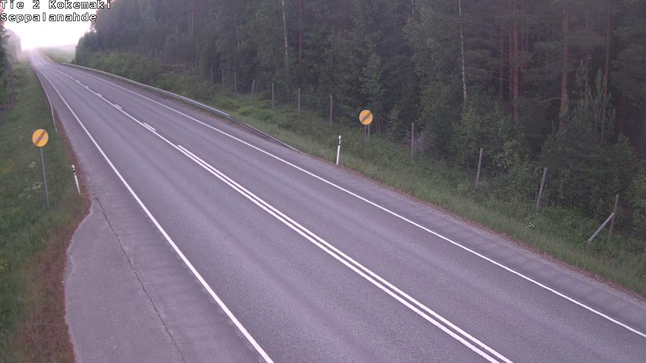 Weather Camera Image Väg 2 Kokemäki, Seppälänahde, Kokemäki, Satakunta