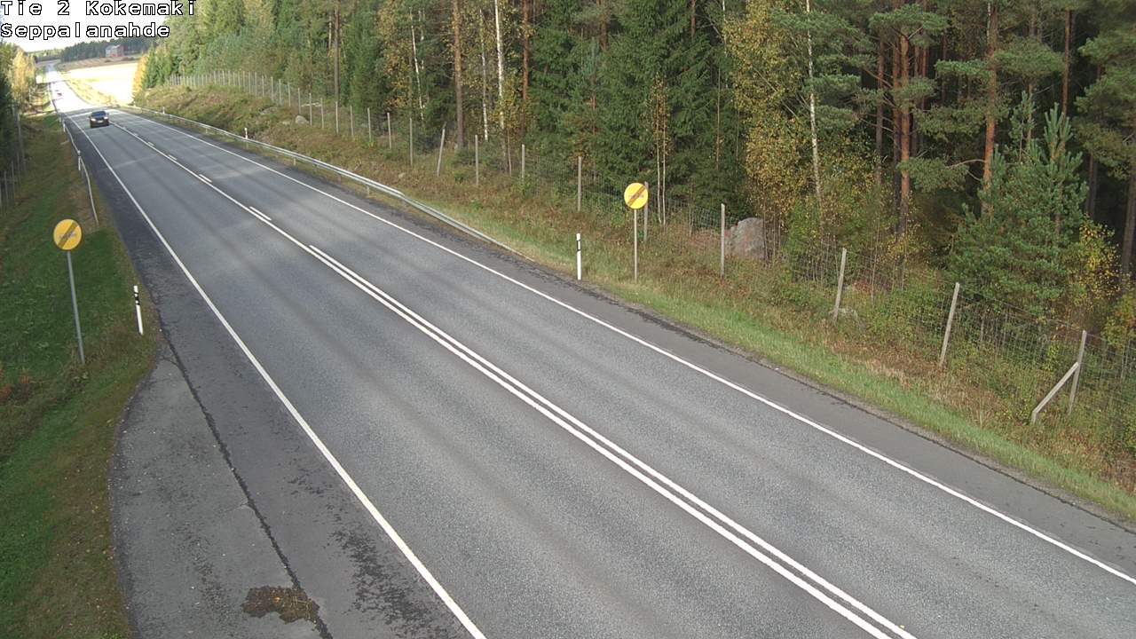 Weather Camera Image Väg 2 Kokemäki, Seppälänahde, Kokemäki, Satakunta