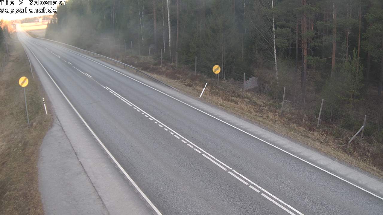 Weather Camera Image Väg 2 Kokemäki, Seppälänahde, Kokemäki, Satakunta