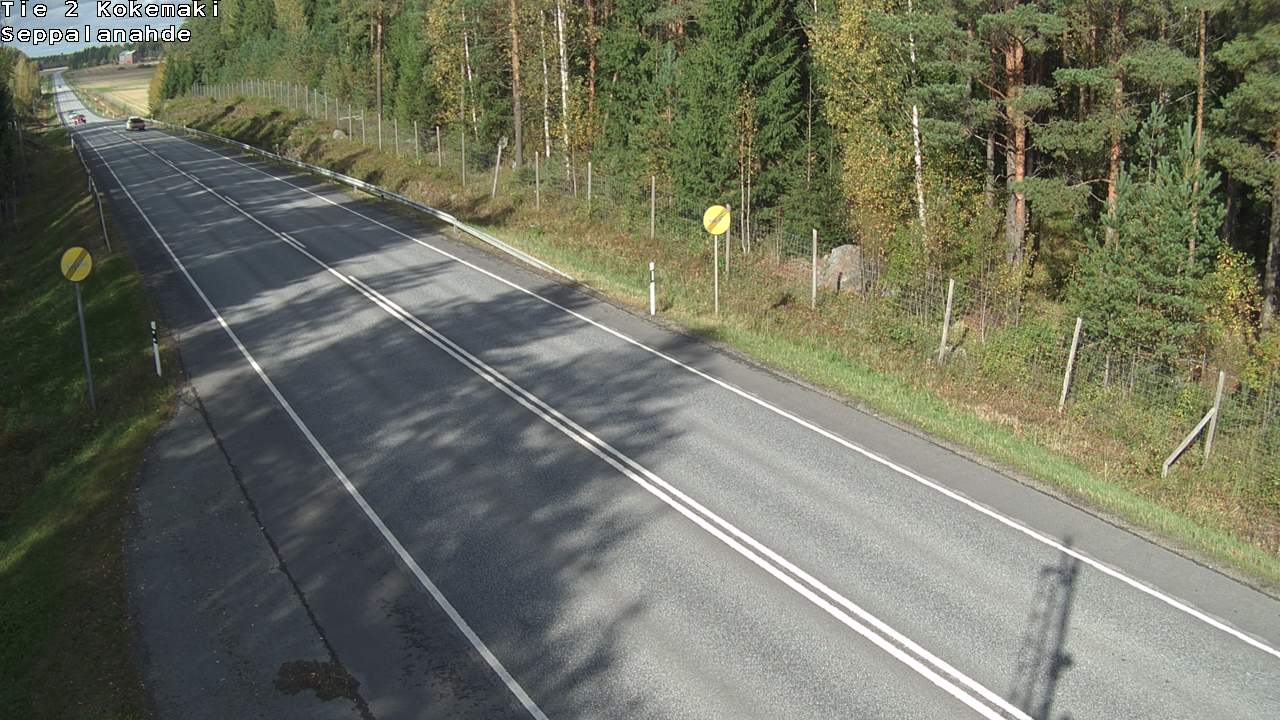 Weather Camera Image Väg 2 Kokemäki, Seppälänahde, Kokemäki, Satakunta