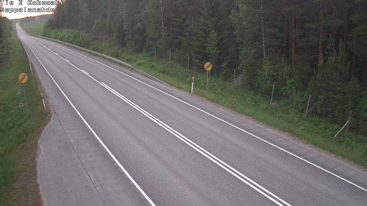 Weather Camera Image Väg 2 Kokemäki, Seppälänahde, Kokemäki, Satakunta