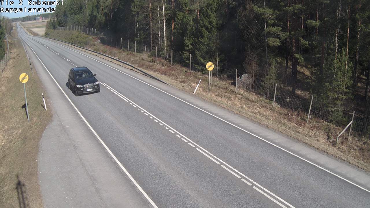Weather Camera Image Väg 2 Kokemäki, Seppälänahde, Kokemäki, Satakunta