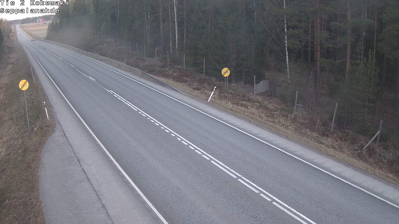 Weather Camera Image Väg 2 Kokemäki, Seppälänahde, Kokemäki, Satakunta