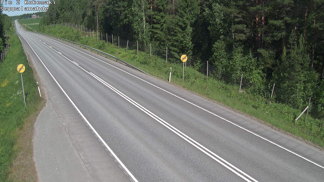 Weather Camera Image Väg 2 Kokemäki, Seppälänahde, Kokemäki, Satakunta