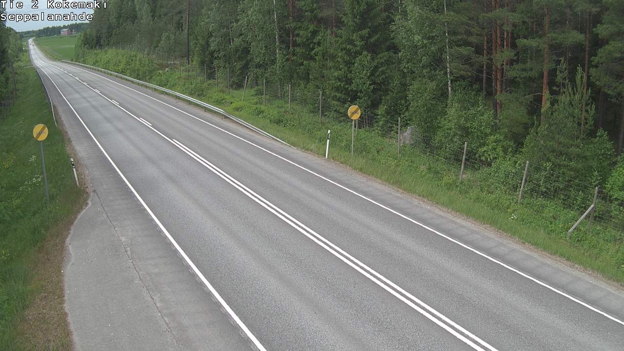Weather Camera Image Väg 2 Kokemäki, Seppälänahde, Kokemäki, Satakunta