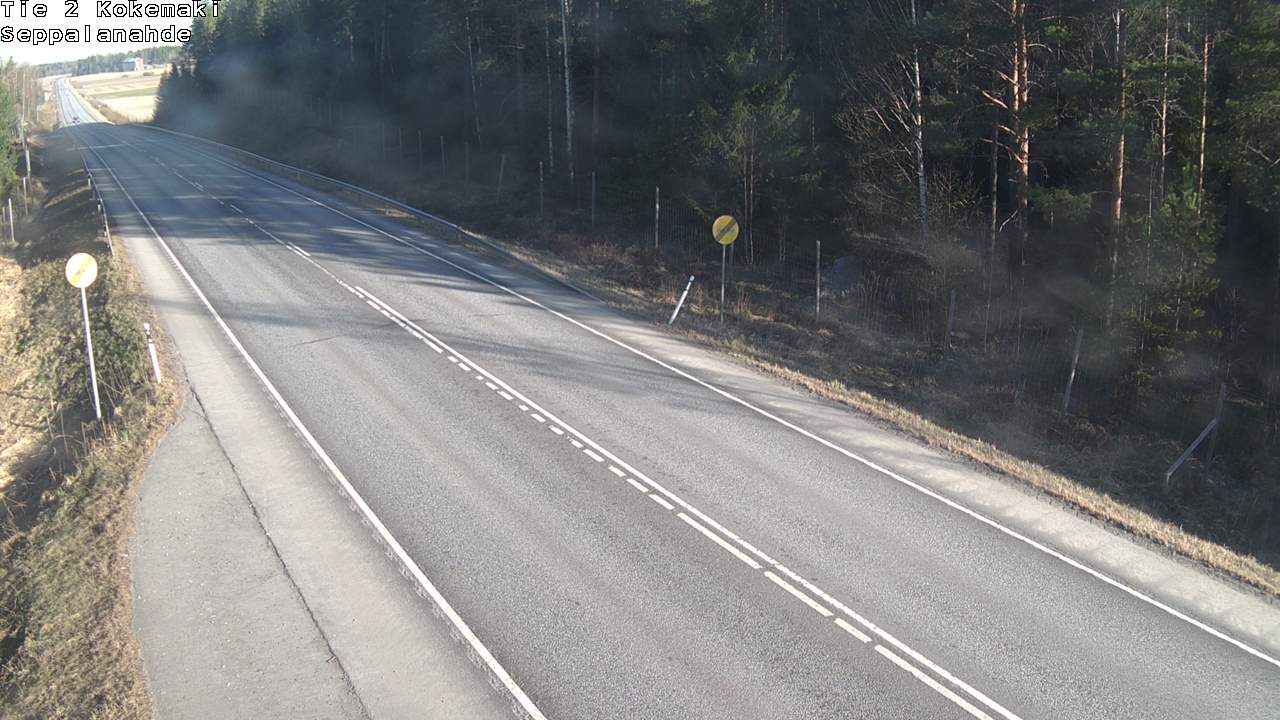 Weather Camera Image Väg 2 Kokemäki, Seppälänahde, Kokemäki, Satakunta