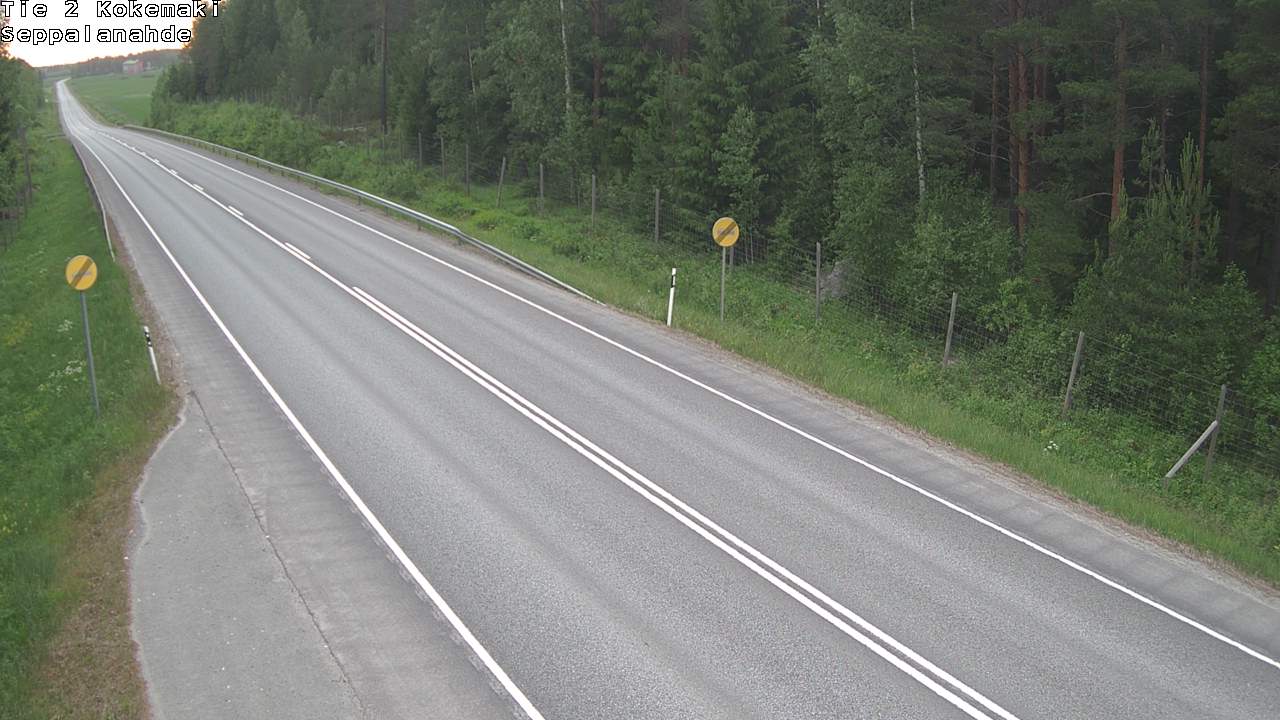 Weather Camera Image Väg 2 Kokemäki, Seppälänahde, Kokemäki, Satakunta
