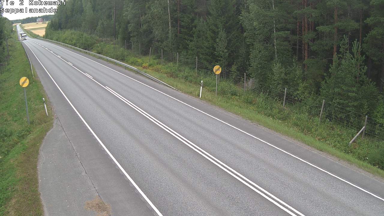 Weather Camera Image Road 2 Kokemäki, Seppälänahde, Kokemäki, Satakunta