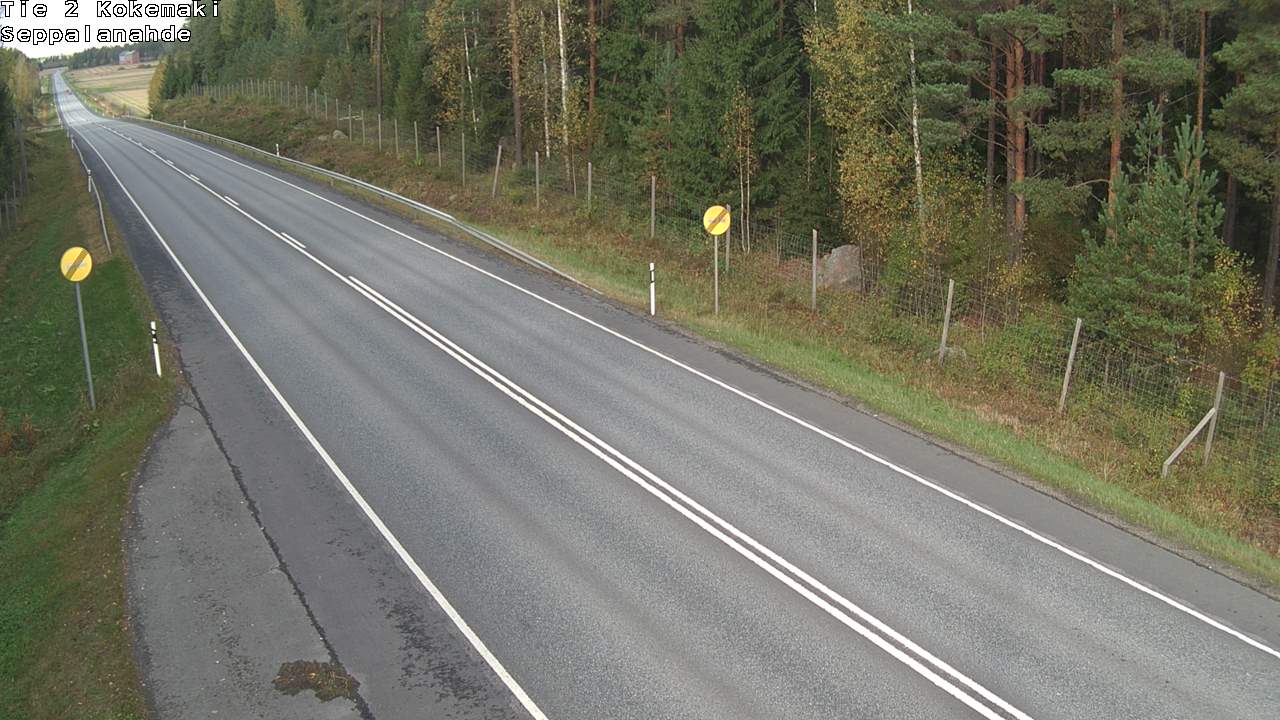 Weather Camera Image Väg 2 Kokemäki, Seppälänahde, Kokemäki, Satakunta