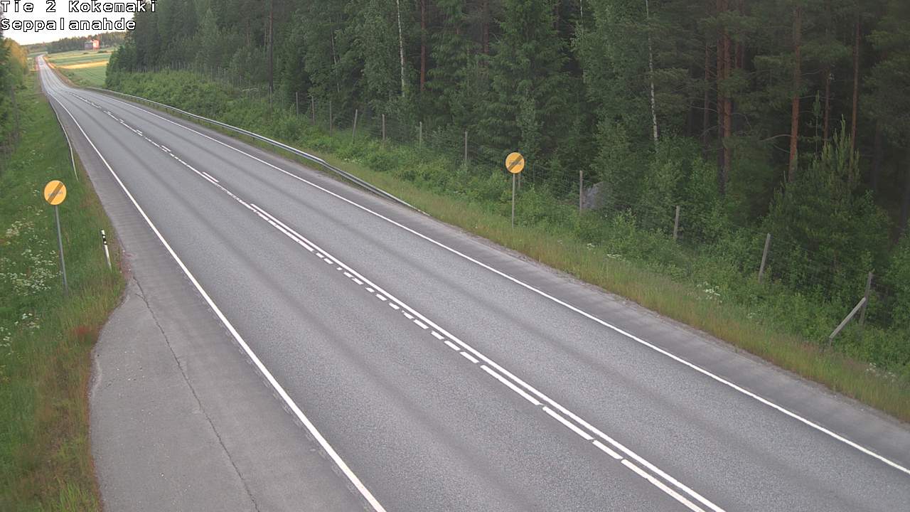 Weather Camera Image Road 2 Kokemäki, Seppälänahde, Kokemäki, Satakunta