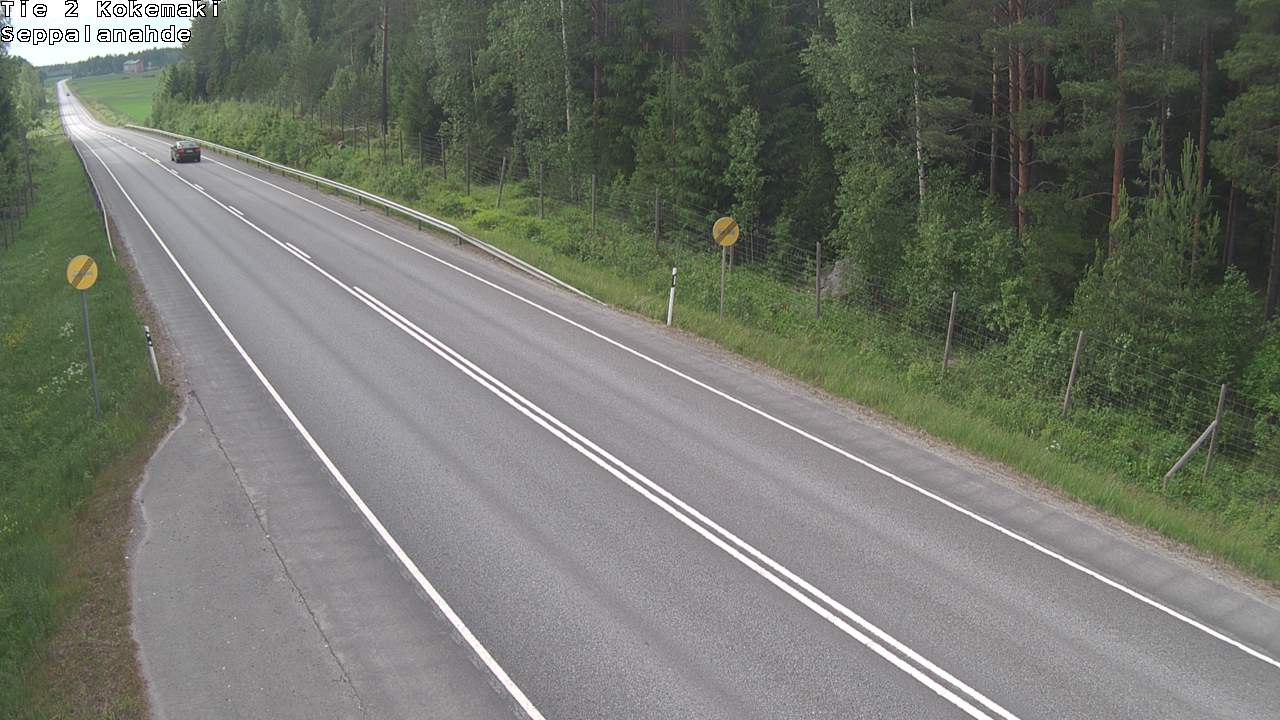 Weather Camera Image Väg 2 Kokemäki, Seppälänahde, Kokemäki, Satakunta