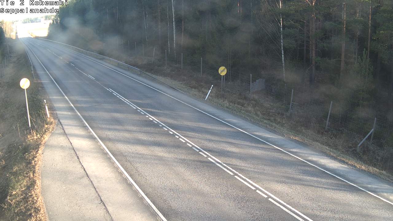 Weather Camera Image Väg 2 Kokemäki, Seppälänahde, Kokemäki, Satakunta